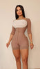 FAJA SHORT ULTRACINTURA INVISIBLE COMPLETA CON MANGAS