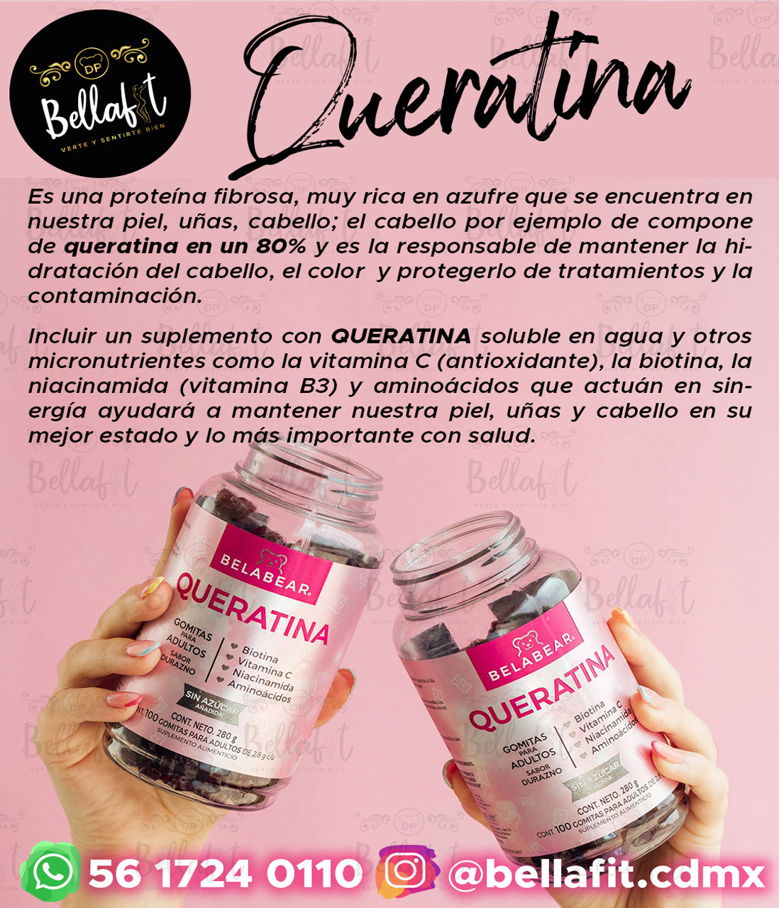 Gomitas de Queratina